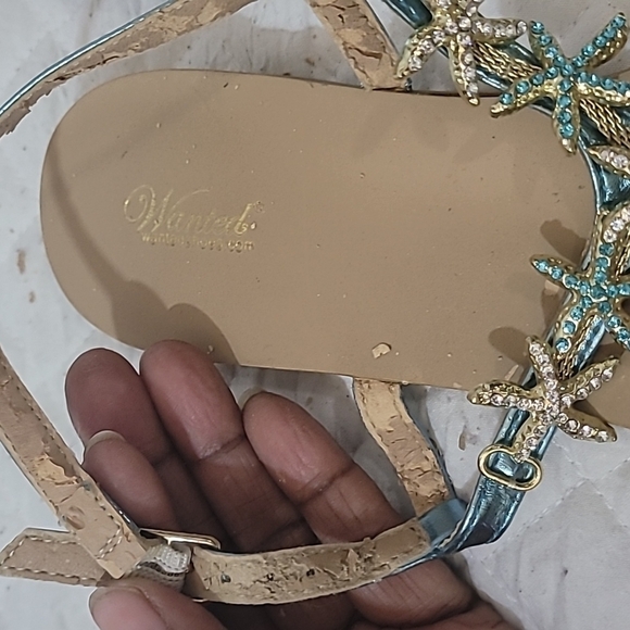 Wanted Women's Starfish Thong Sandals Size 10 - Picture 4 of 9